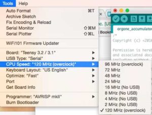 Overclocking the Teensy