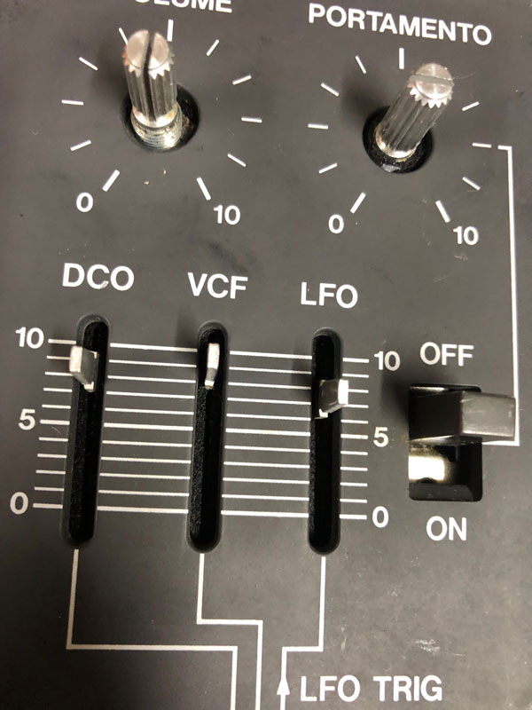 Roland Juno-106 Repair Pitch Controls Final