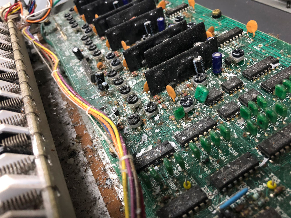 Roland Juno-106 Repair Inside Wide